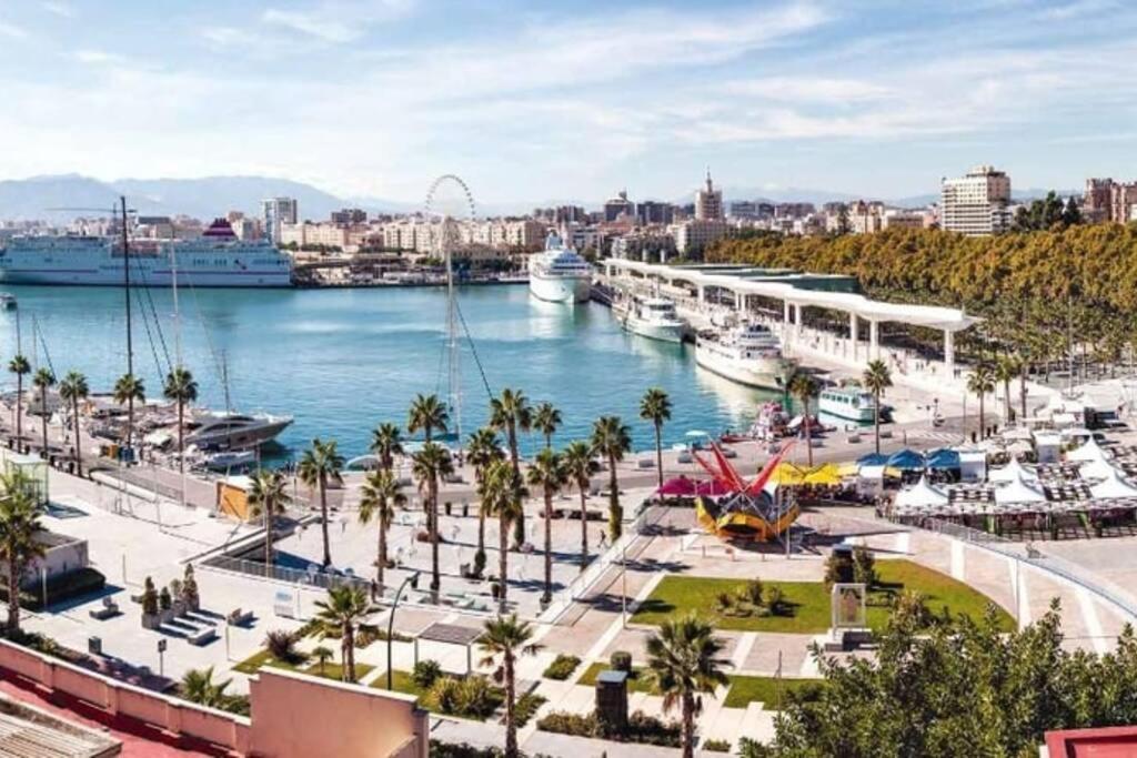 מאלגה Nuevo Apartamento Lujo Playa Malagueta-Centro מראה חיצוני תמונה